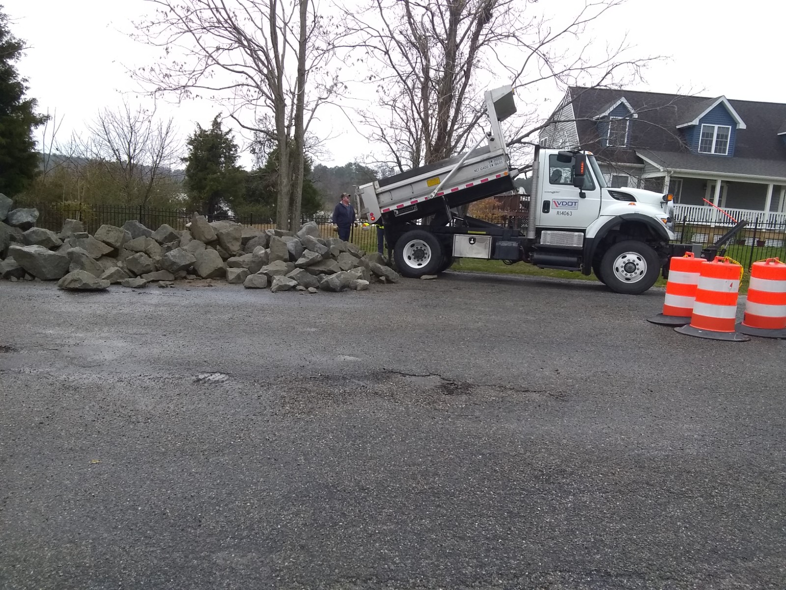 Progress At Cabin Point Beach! Glebe Harbor Cabin Point