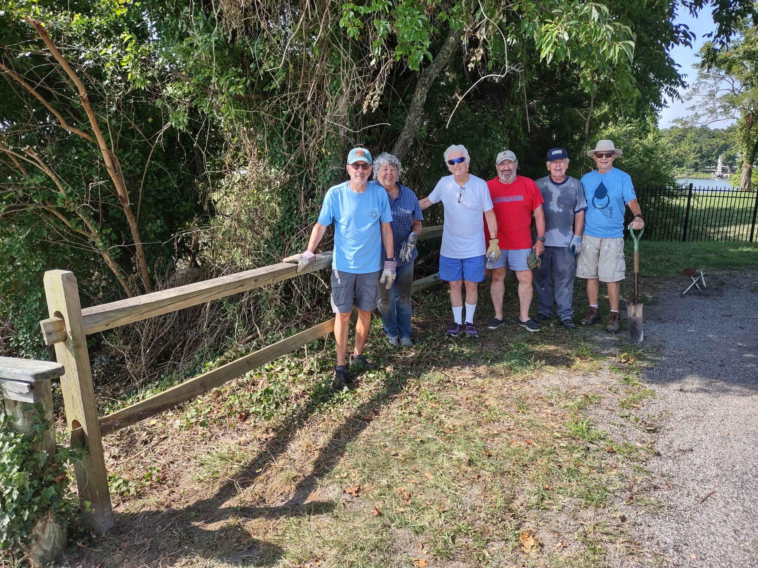 More Progress at Cabin Point Beach Glebe Harbor Cabin Point